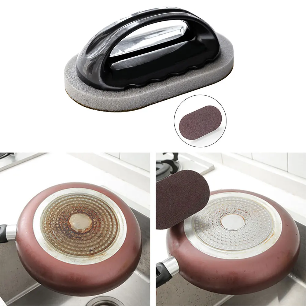 Powerful Clean Brush Scrubbing Dirt Cleaning Purifying Bathroom Sponge Tile Brush Scale Removal Rust Removal Clean Tool