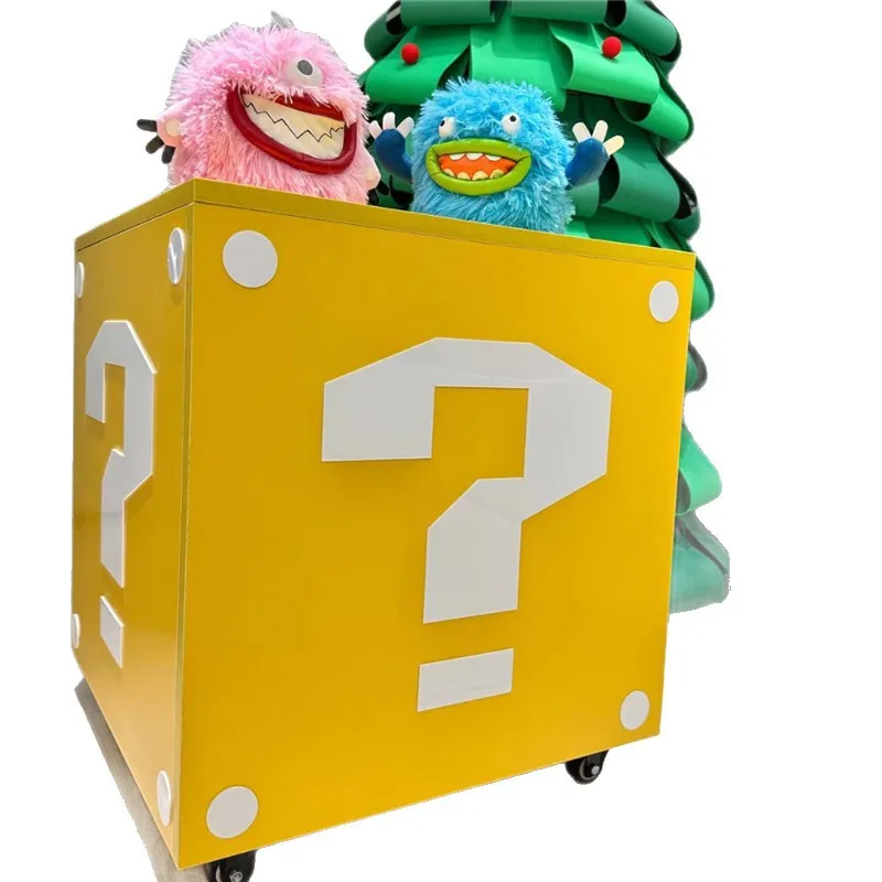 Storage box, question mark, children's toy rack, coffee table, small table, creative snack storage