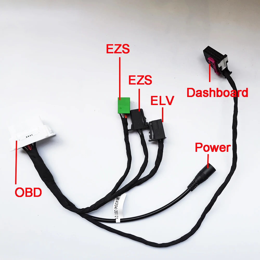 EIS ESL ELV EZS 대시 보드 OBD 커넥터 테스트 케이블, 메르세데스 벤츠 W204 W207 W212, 암호 읽기