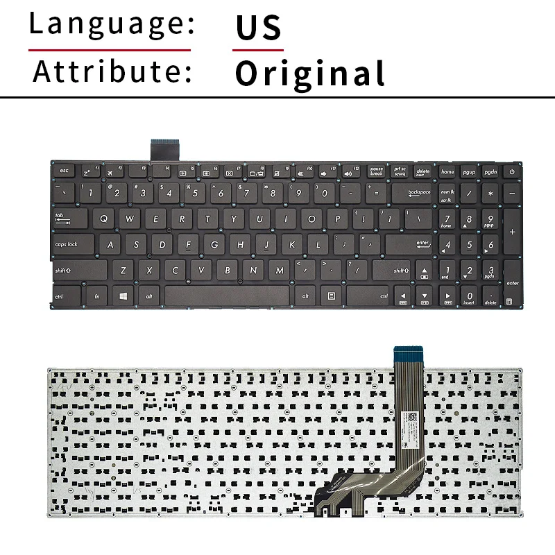 Teclado SP para ASUS X542UR X542UA X542UQ X542UN X580B X542UQR R542U UQ8550 X542 K542 A542 X542U FL8000 A580U F580U V587U