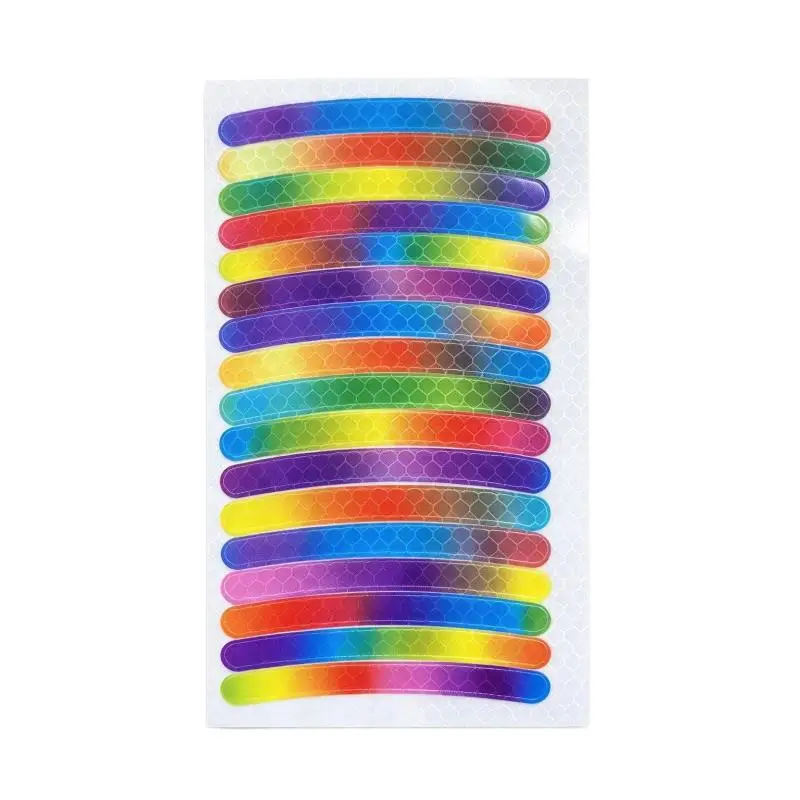 Anti-Collision Reflective Warning Stickers 4Pcs 7-Color Laser Decals Holographic Effect for Personalized Car Accessories