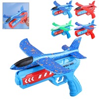 Airplane Launcher Toys Outdoor Sports Flying Toys Non Slip Catapult Plane With/without Light for Boys Girls Birthday Xmas Gifts