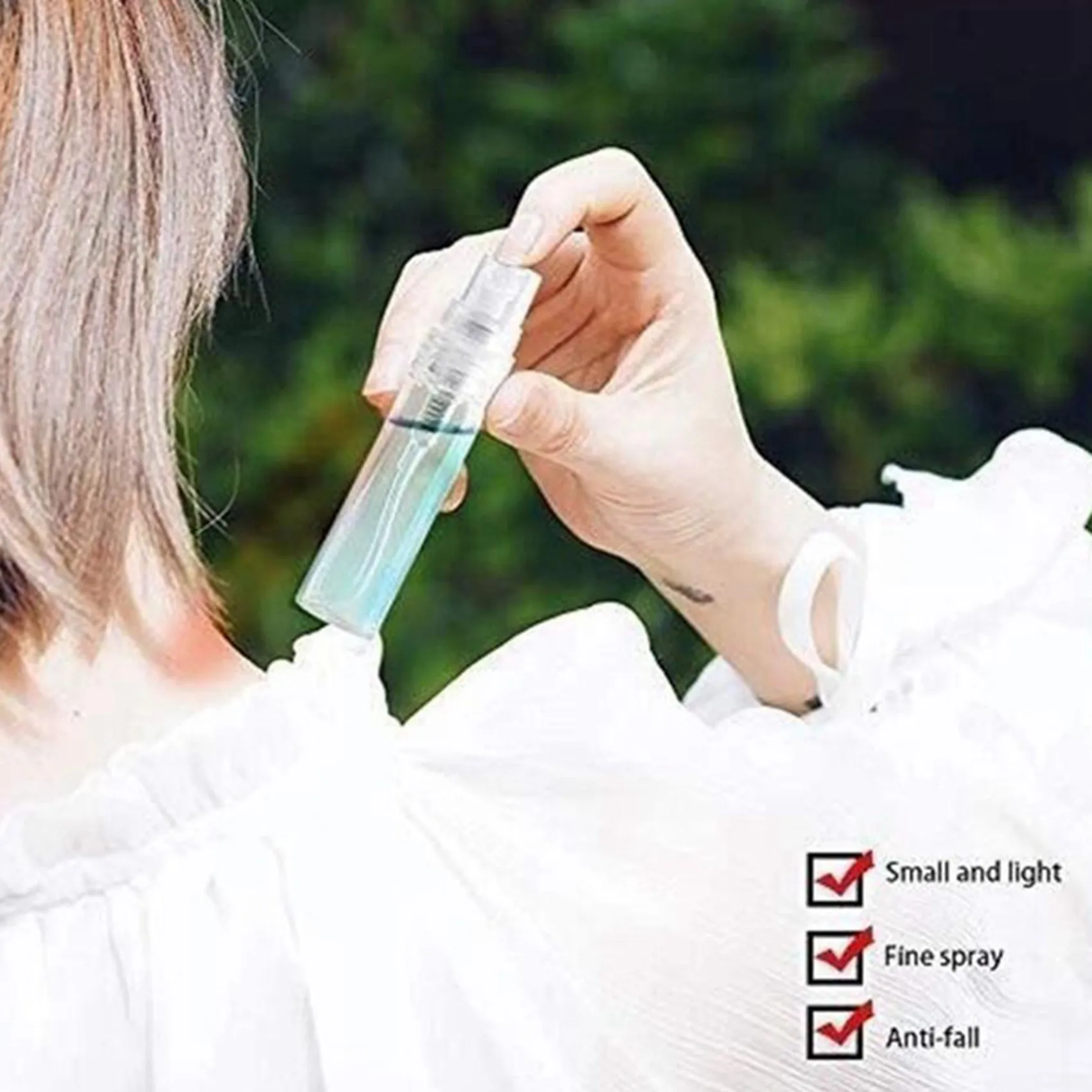 240Pcs Transparent Empty Spray Bottles 3Ml Plastic Mini Refillable Container Empty Cosmetic Containers-A70Z