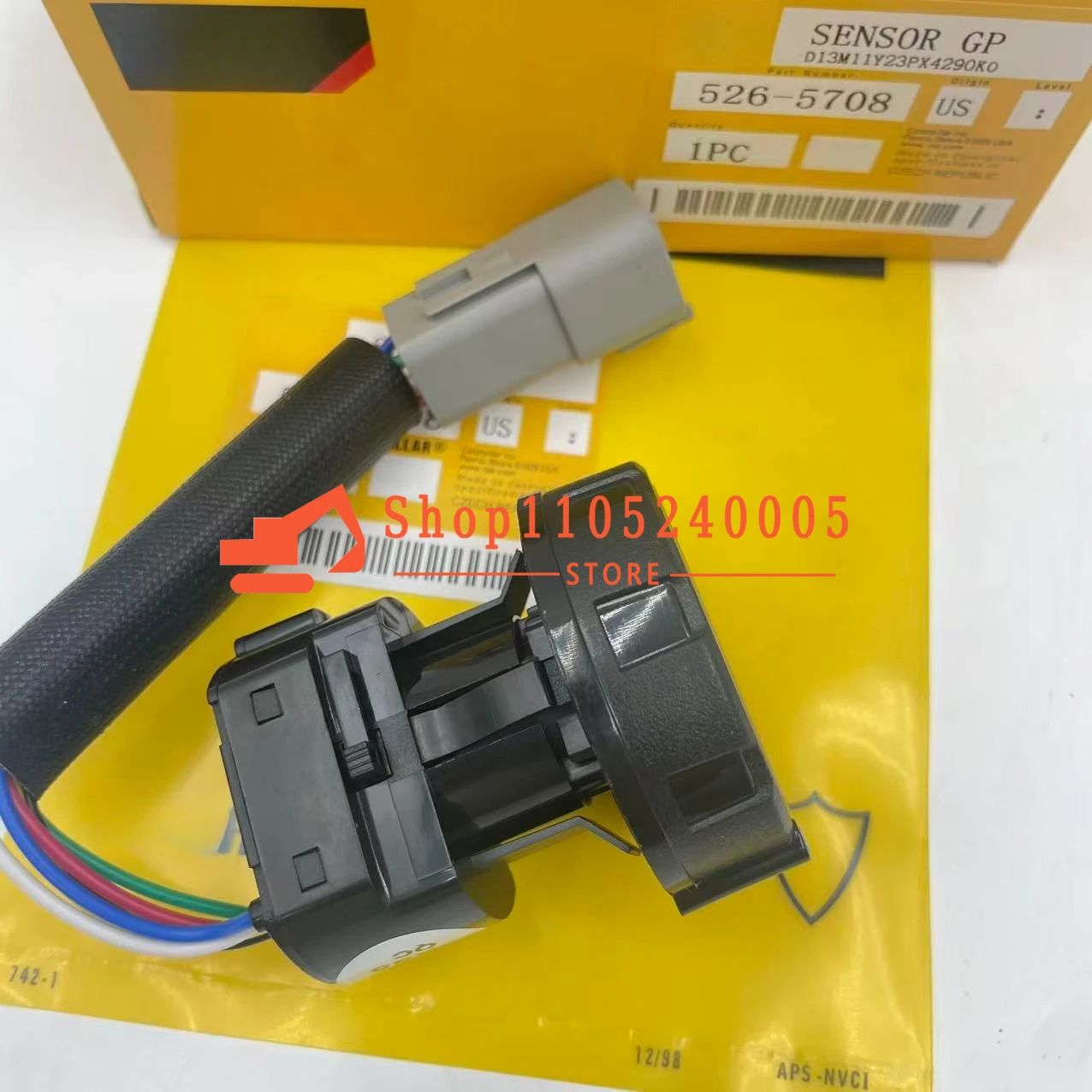 Excavator Push Button Start Switch Black Push Switch 526-5708 For 320GC 323GC 336GC 345GC 5265708