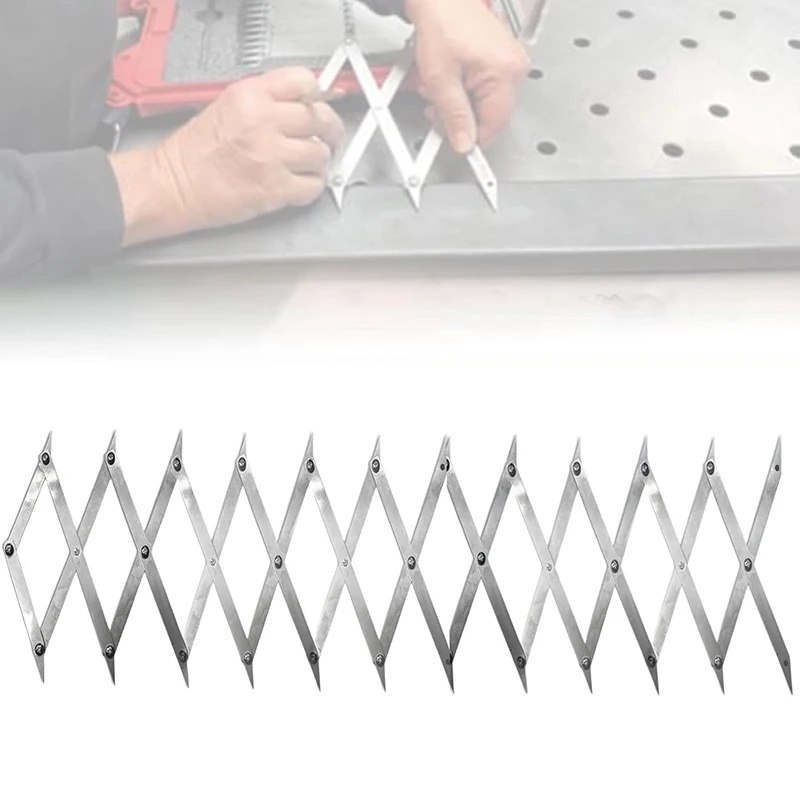 12 نقطة مركز متر متساوي القياس أداة قياس الدقة أداة قياس فائدة مركز خط قياس الكربون الصلب مركز متر #1