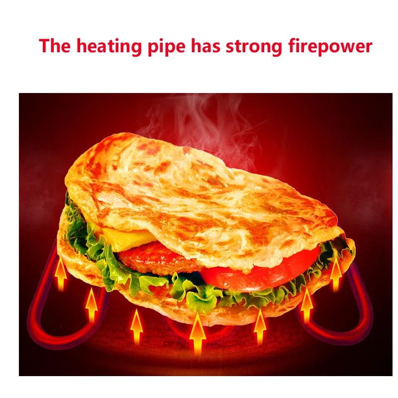 Plaque de cuisson électrique commerciale, machine à saisir à la main, plaque de fer, nouilles froides, calmar frit, plaque de steak, 220V