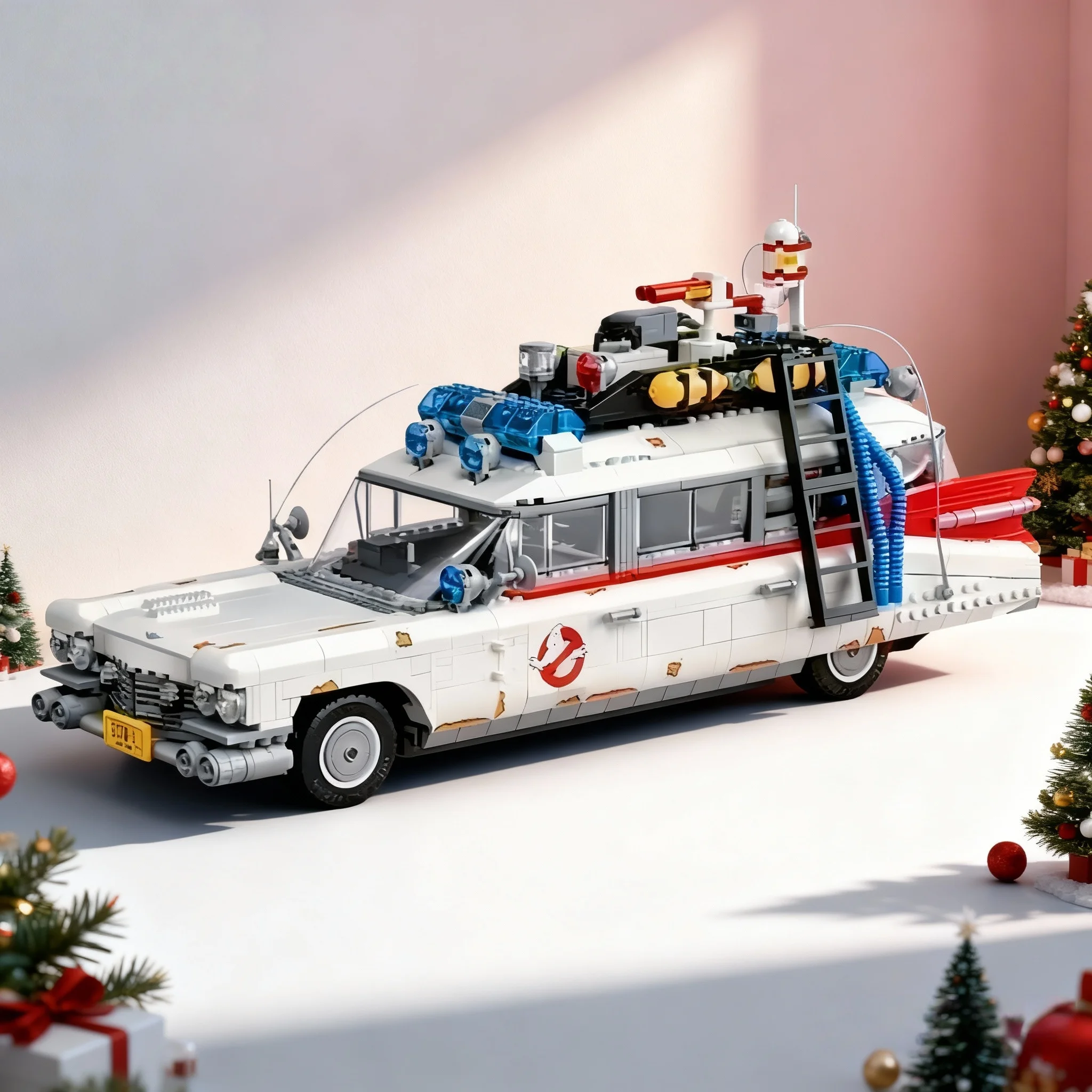 

In Stock Ghostbuster Ecto-1 Building Blocks Car Model MOC 10274 Display Bricks for Kids Adults Birthday Christmas Gifts