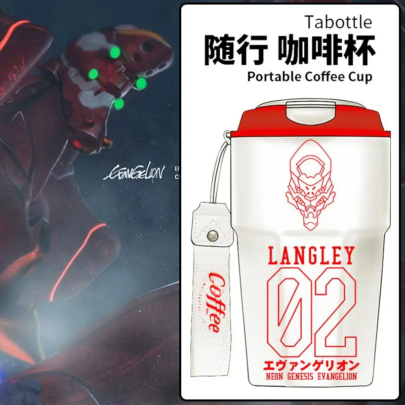 

Animation peripheral EVA accessories coffee cup Neon Genesis Evangelion student portable thermos cup