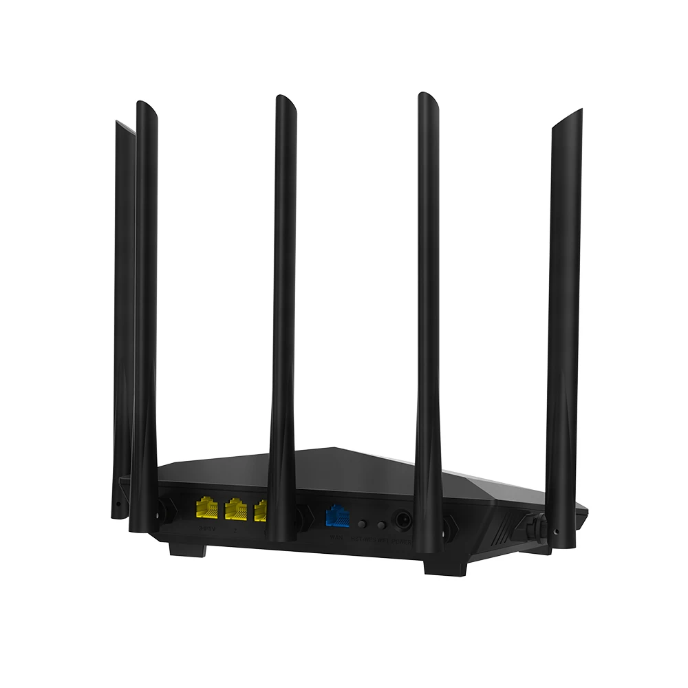 Tenda AC7 is a solid and stable dual-band WiFi router designed for large houses with multiple rooms.