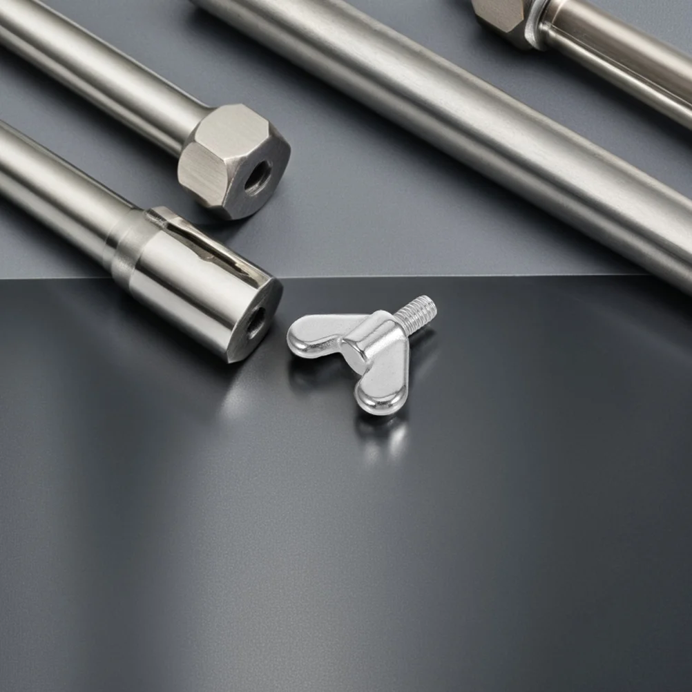 

3Pcs Butterfly Wing Bolts Stainless Steel M6 Thumb Screws for Secure Flagpole Mounting Furniture Assembly Easy