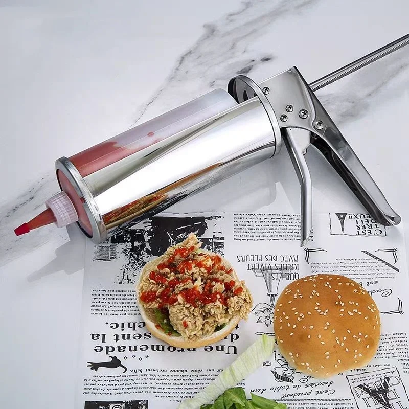 

2026 Hot Selling Hamburger Tomato Sauce Hamburger Salad / Sauce Dispenser Sauce