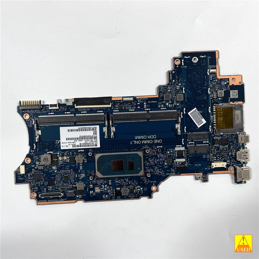 

USED Laptop Motherboard L96511-601 6050A3156701 FOR HP 14M-DW 14-DW SRGKG i5-1035G1 Fully Tested and Works Perfectly