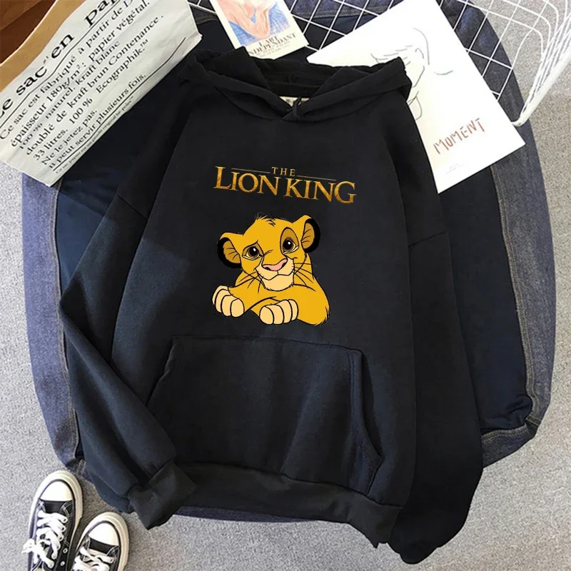 New in Kawaii Manga Hoodies Anime Hakuna Matata Hoodie Disney The Lion King Sweatshirt  Women Clothes Hoody