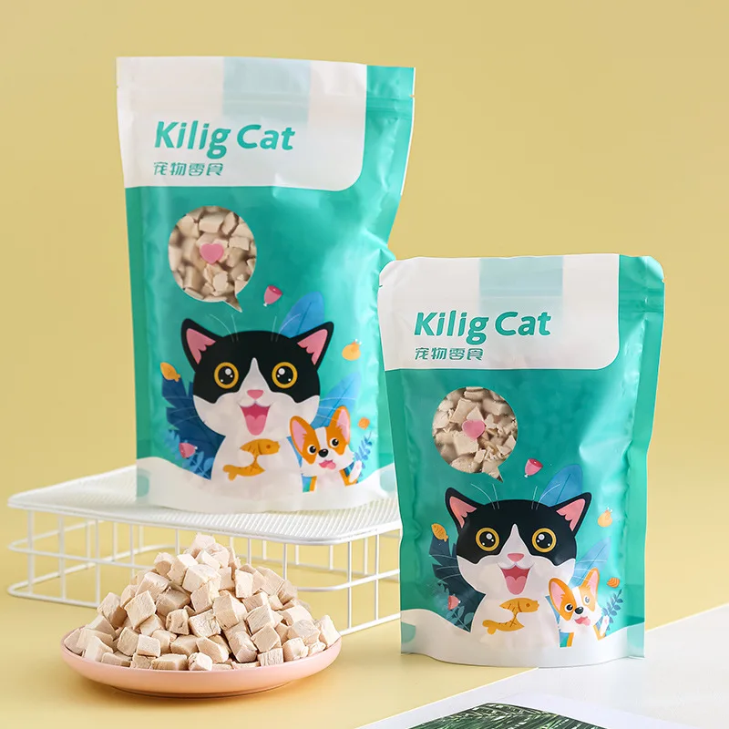 Cat snacks freeze-dried chicken grains nutrition fattening hair gills calcium supplement dog pet products