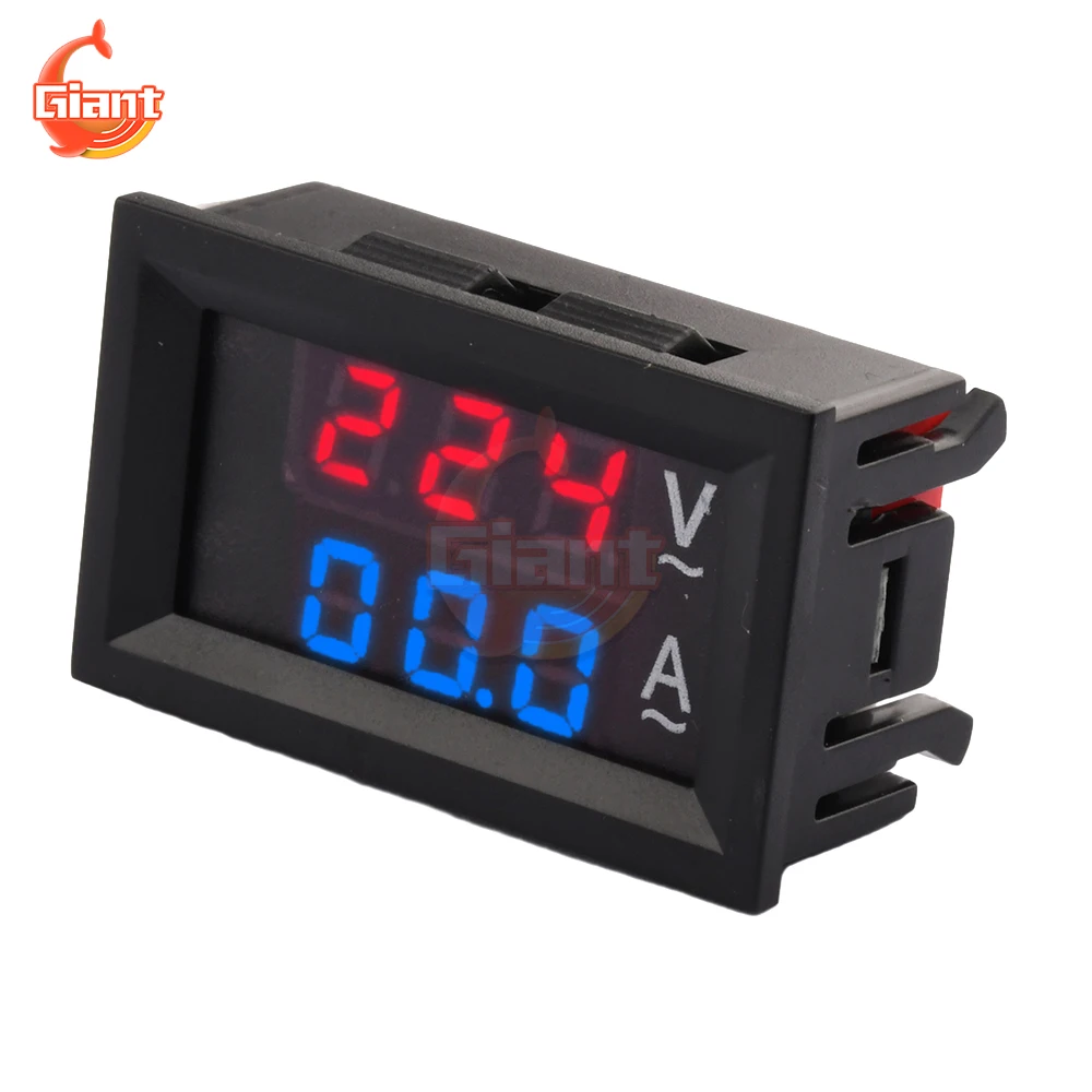 AC60-500V 10A/50A/100A Digital Voltmeter Ammeter Three-phase Voltage Current Tester Detector Volt Monitor Current Transformer