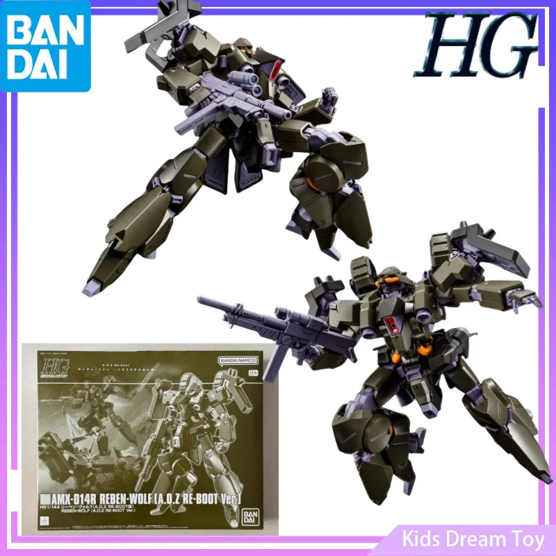 

Сборка Bandai в наличии Original PB Limited HG 1/144 AMX-014R REBEN-WOLF (A.O.Z RE-BOOT Ver.) Аниме Фигурки Игрушки Модель