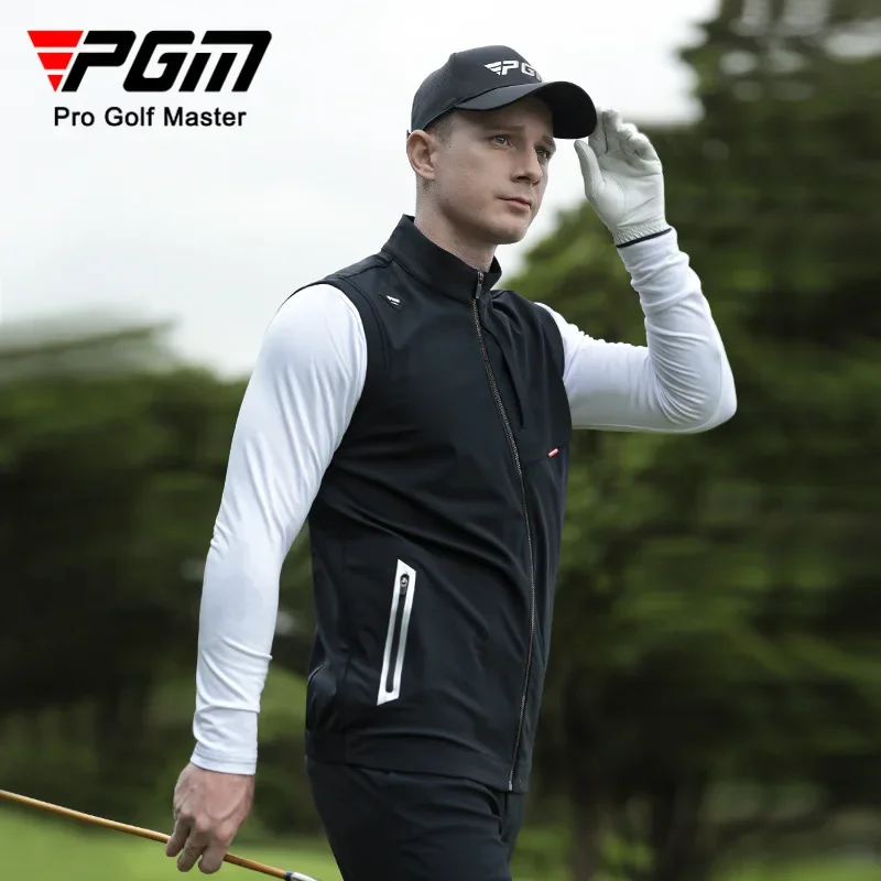 PGM Golf Vest Męska odzież wierzchnia Odzież jesienno-zimowa Męska kurtka z dzianiny z podszewką Kamizelka Kamizelka