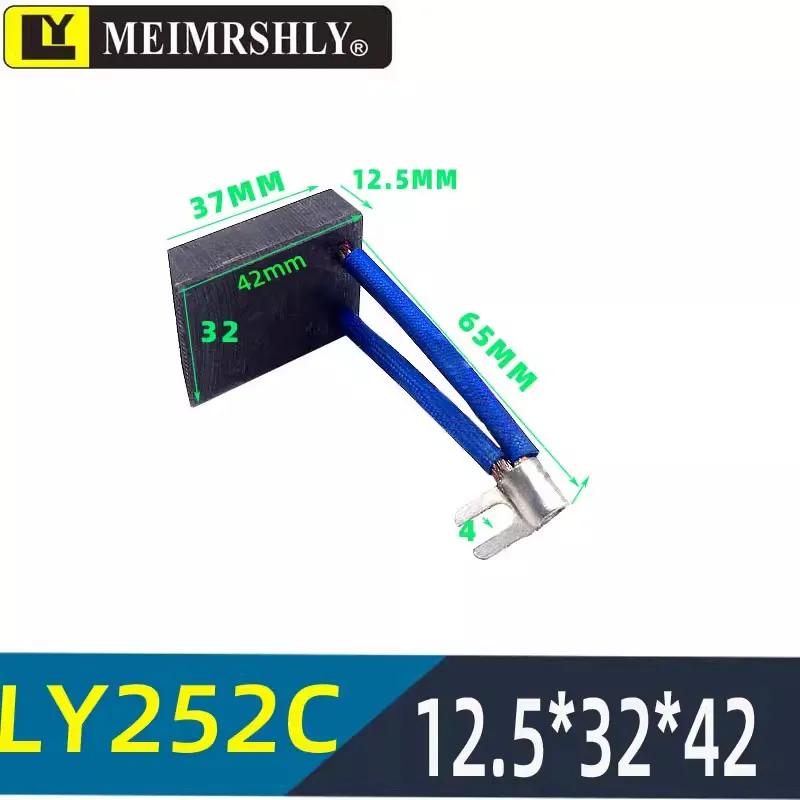 

4 шт. угольные щетки 12,5x32x42 мм для электродвигателей вилочных погрузчиков и автомобильных стартеров с медными угольными щетками