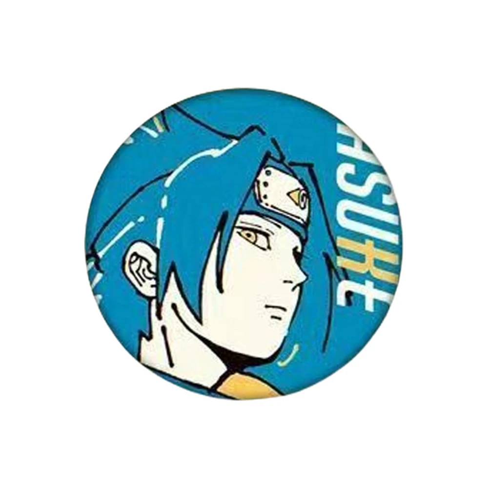 58 مللي متر أنيمي أوبيتو شيكامارو تأثيري حلي شارة دبوس SPTE صفيح بروش الدعامة #6