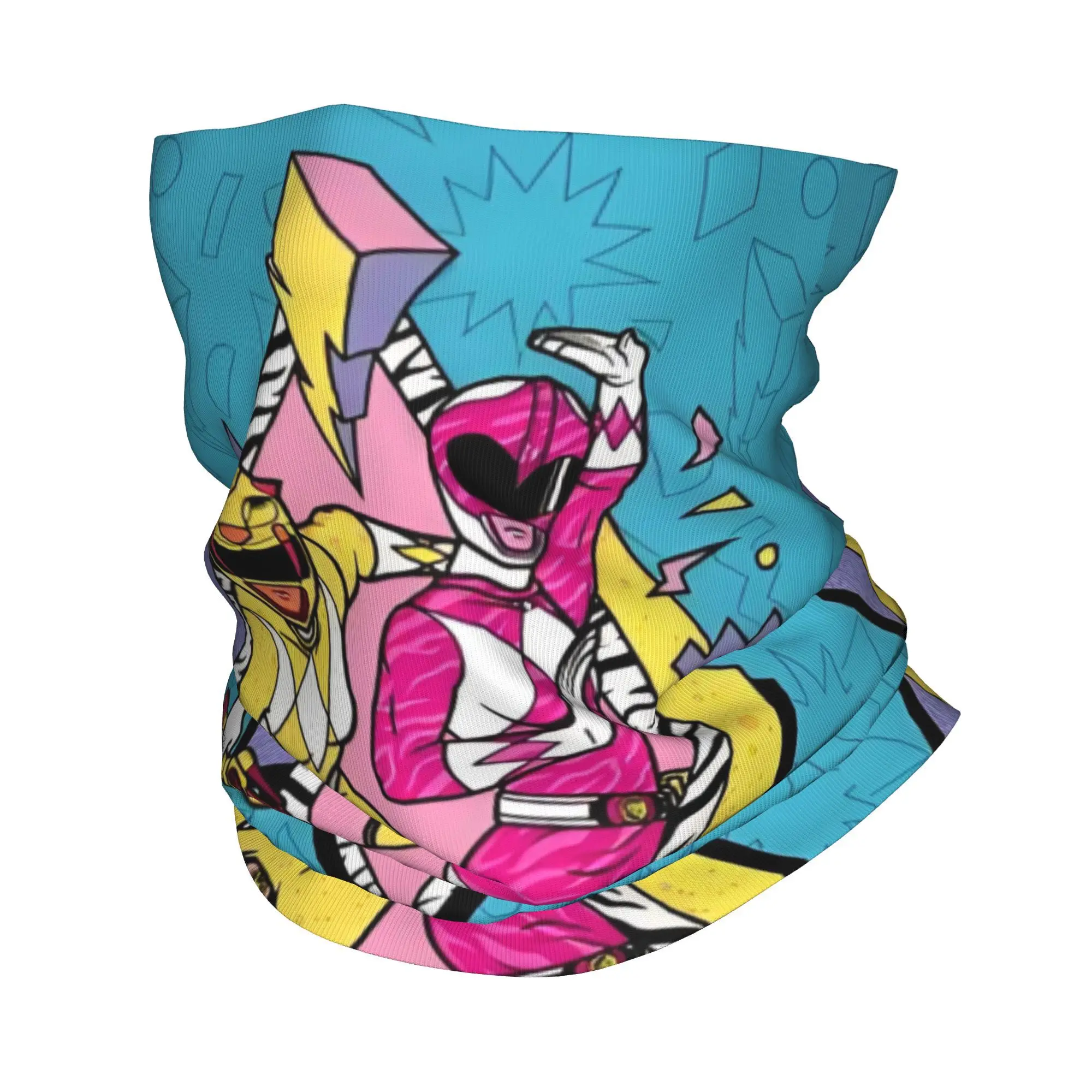 Personalizowana chusta na szyję S-Supers S-Sentais Anime Manga damska męska wiatroodporna zimowa bandana szalik do jazdy na nartach