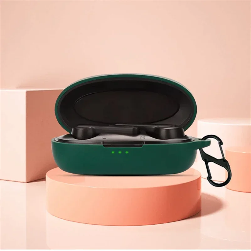 Silicone Earphone Case for SoundPEATS Anti Drop Earbuds Colorful Washable Charging Box Sleeve for SoundPEATS truecapsule