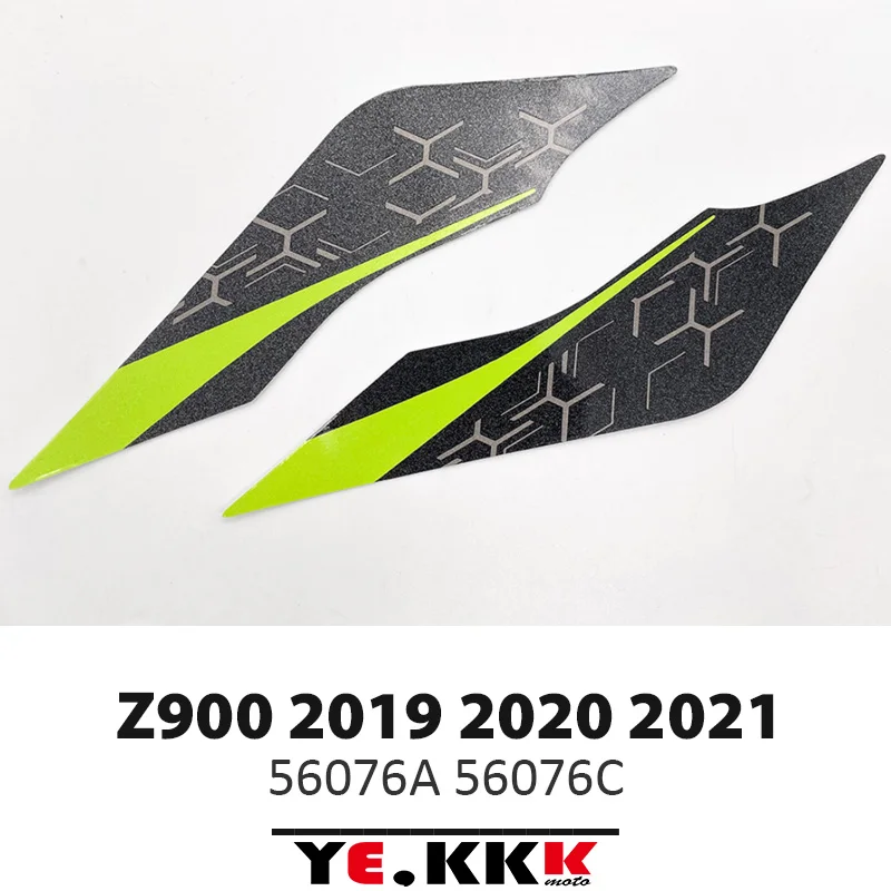 Voor Kawasaki Z900 2019 2020 2021 Sticker Decal Voorzijde Sticker Kuip Volledige Auto Sticker Matte Graphite Groen 56076B 56076A 56076C