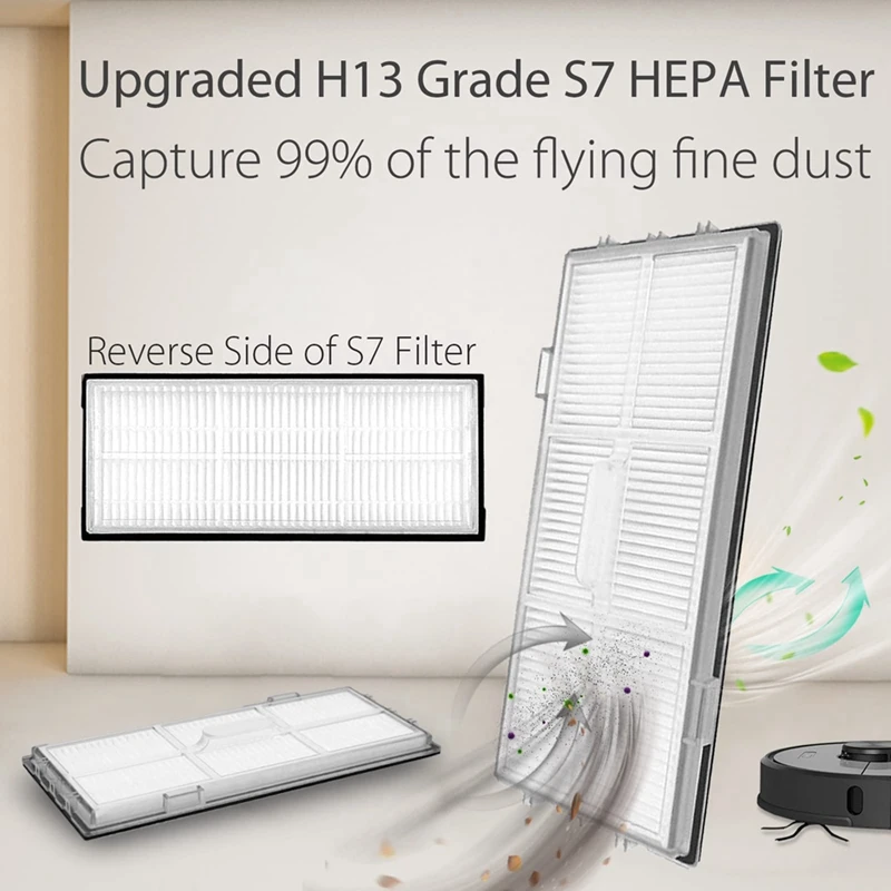 21 шт. для Xiaomi Roborock S7, S7 +, S7 Maxv, S7 Maxv Plus, G10S, G10S PRO комплект аксессуаров для робота-пылесоса