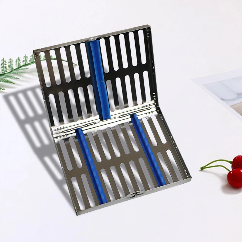 

Коробка для хранения стоматологических хирургических инструментов, контейнер для стоматологических инструментов, подходит для стерилизации при высоких температурах.