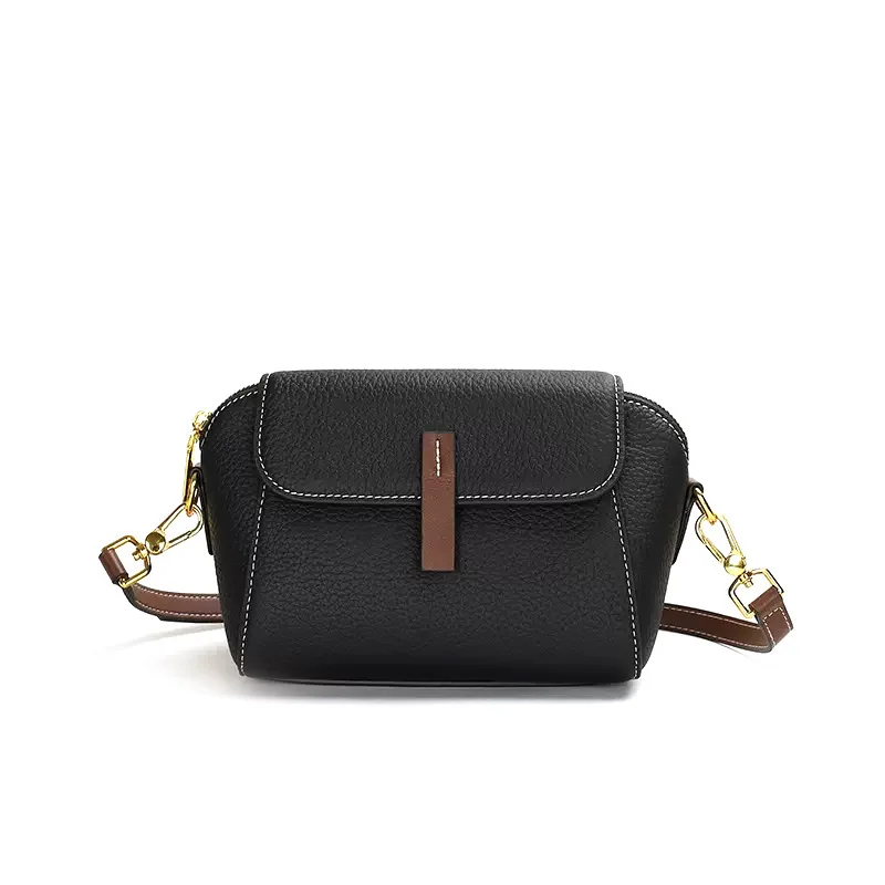 Tasche Schulter Umhängetasche Handtasche Damen Rindsleder y2k weiß echtes Leder Top Layer Kette hochwertige vielseitige Retro-Mode