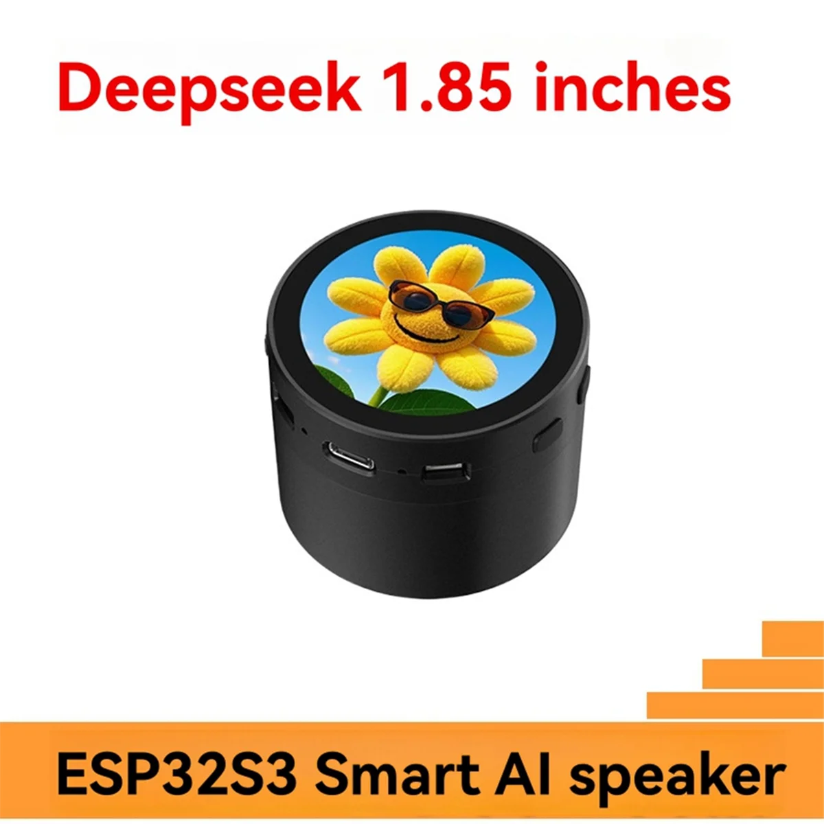 ABJZ для DeepSeek XiaoZhi AI голосовой чат робот-динамик ESP32-S3 N16R8 макетная плата с 1,85-дюймовым круглым ЖК-дисплеем