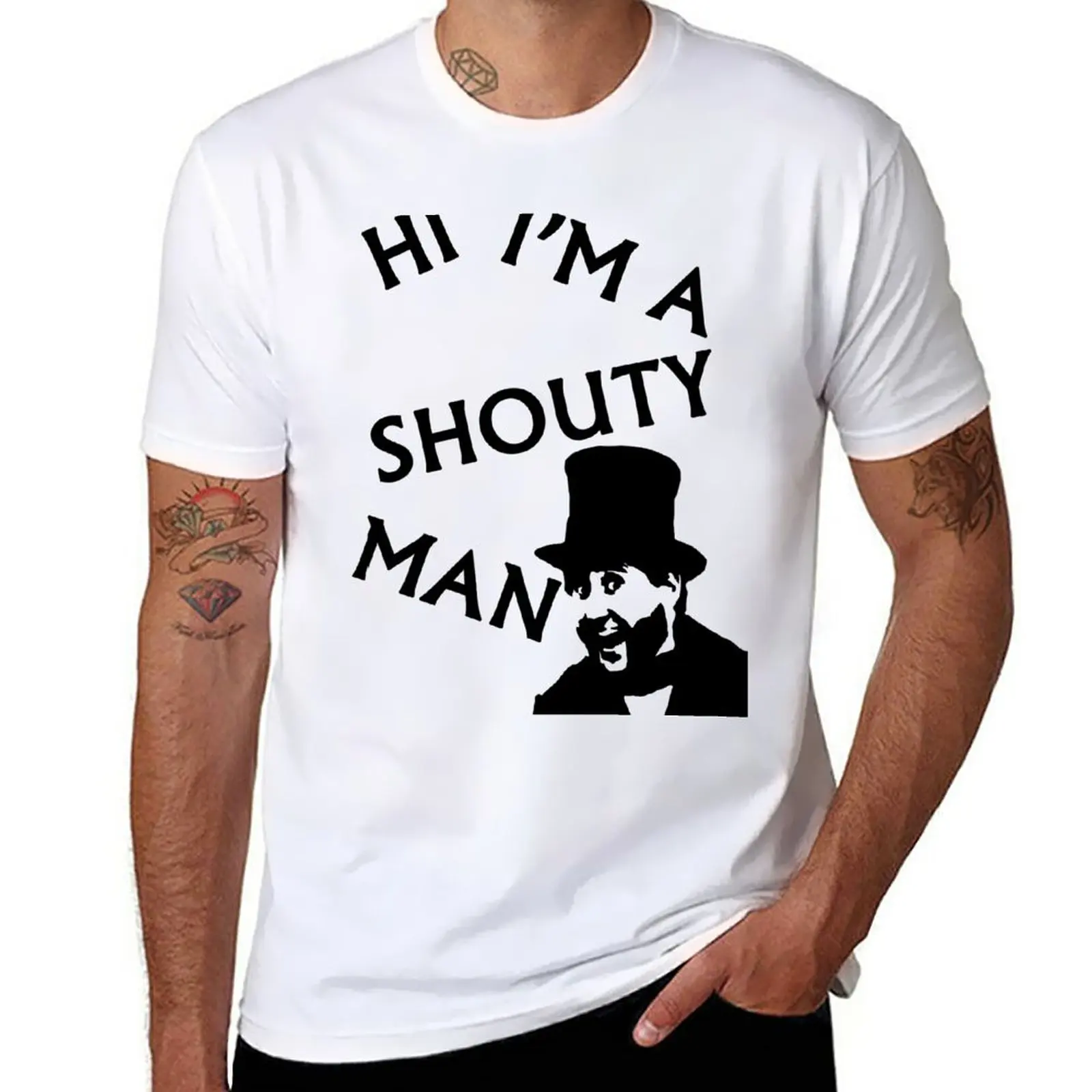 

New Shouty Man T-Shirt animal print shirt for boys shirts graphic tees t shirt for men