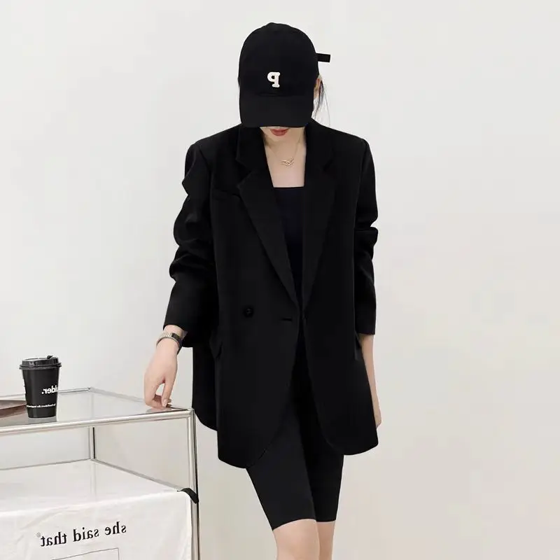 

Female Petite Design Niche Loose Fit Versatile with a Drape Casual Small Suit
