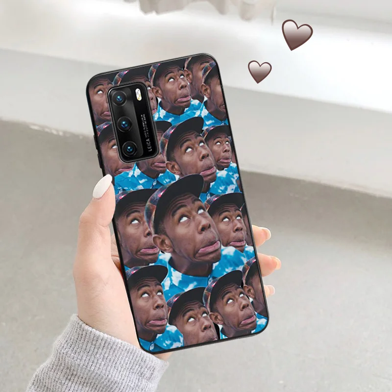 Matte Soft Phone Case for Honor X7b X8b X9b X6 X6a 90 70 Magic5 X8a X9a Tyler The Creator Huawei P40 P30 P20 P Smart Black Cover