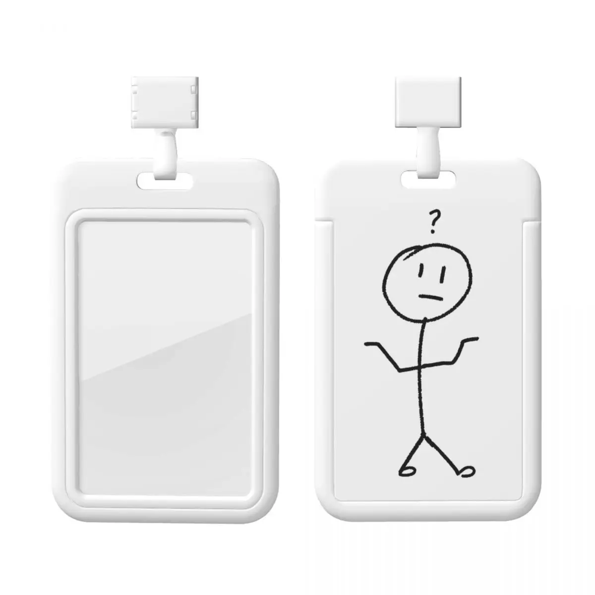 

Custom Neck Lanyard Card Holder Stick Figure Card Badge Holder For Subway Bank Card Lanyard Credential Badge Holder Factories