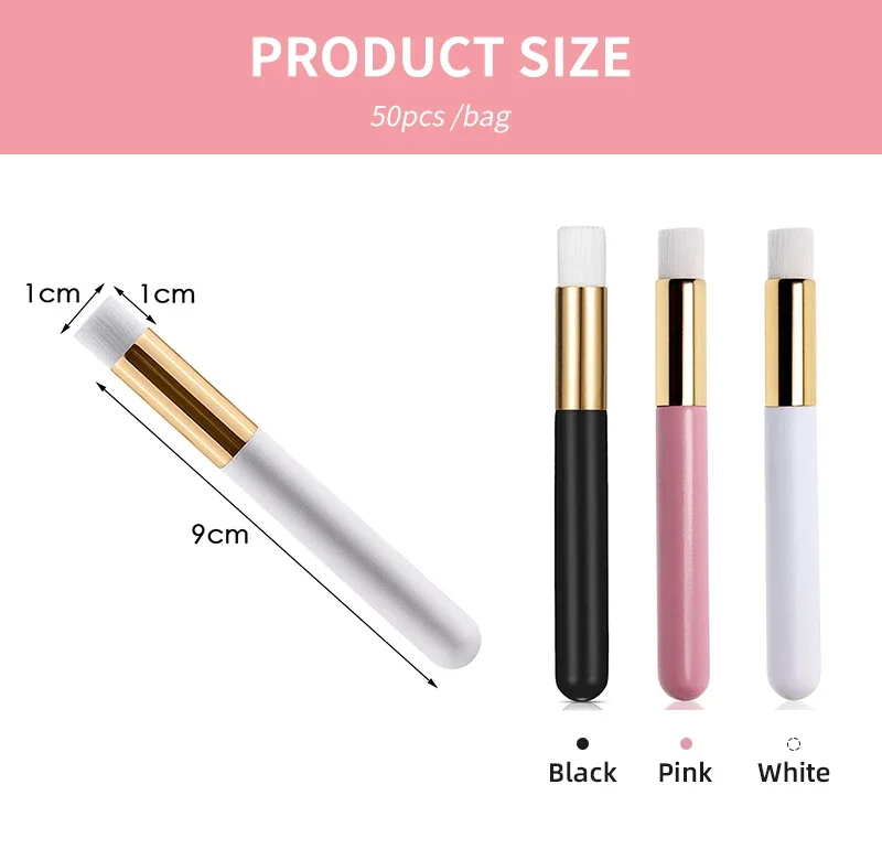 まつげ洗浄眉毛ブラシ鼻毛穴黒ずみ除去ディープラッシュシャンプークリーンブラシプロフェッショナルまつげエクステンションツール