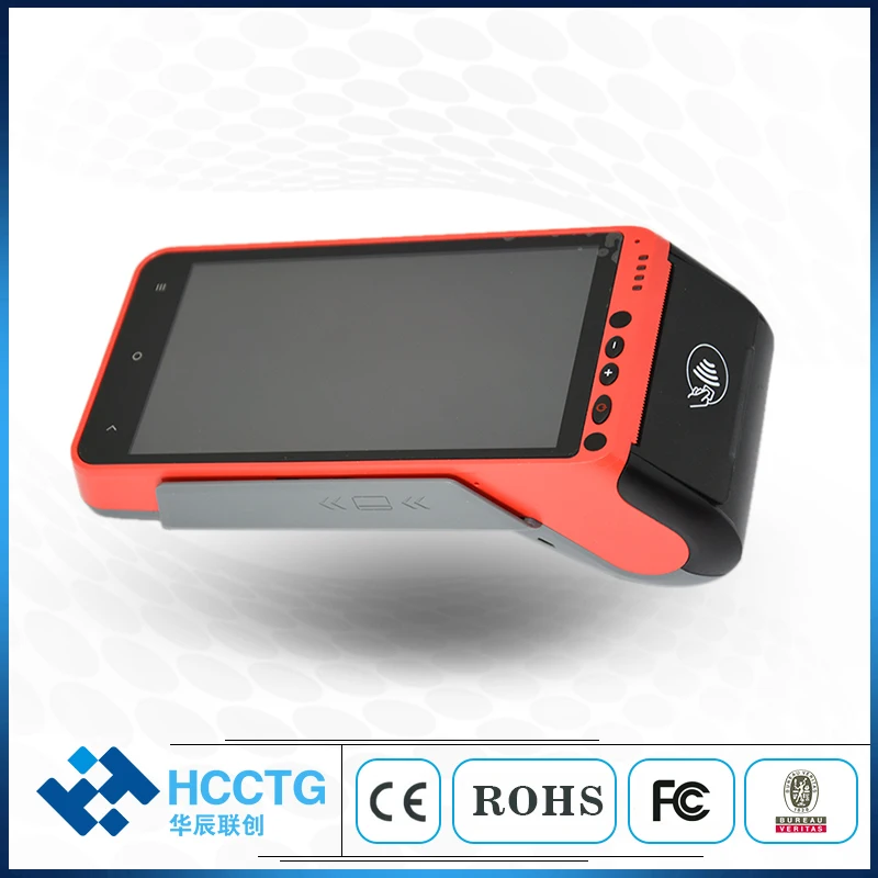 Imagem -02 - Sistemas Pos Inteligentes Portáteis Terminal Pos Android 4g Wi-fi Nfc Impressora Embutida Z100