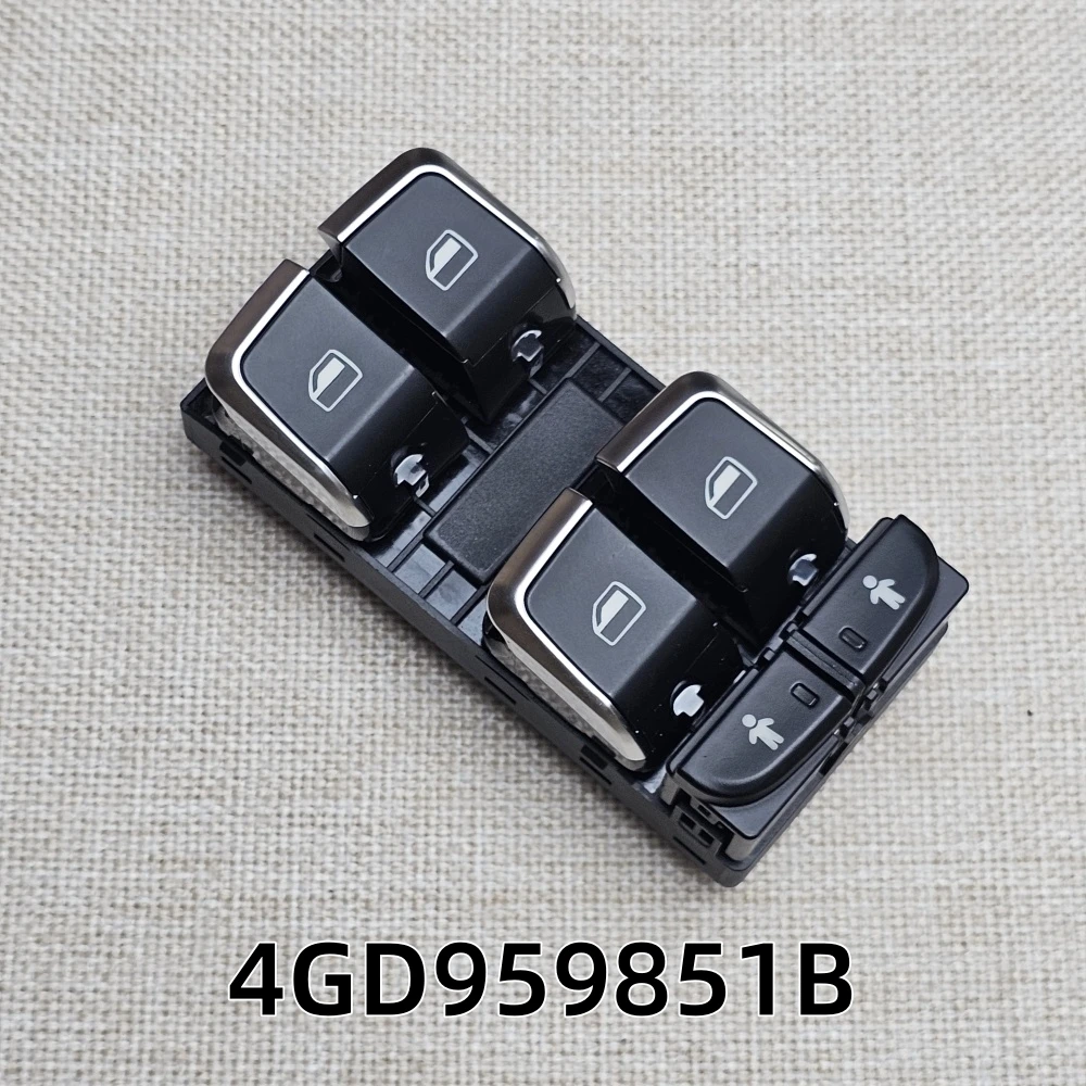 OE جودة 4GD959851B 4G0959851 كروم ماستر نافذة التحكم الكهربائي التبديل لأودي A6 S6 C7 A7 Q3 2011 2012 2013 2014 2015