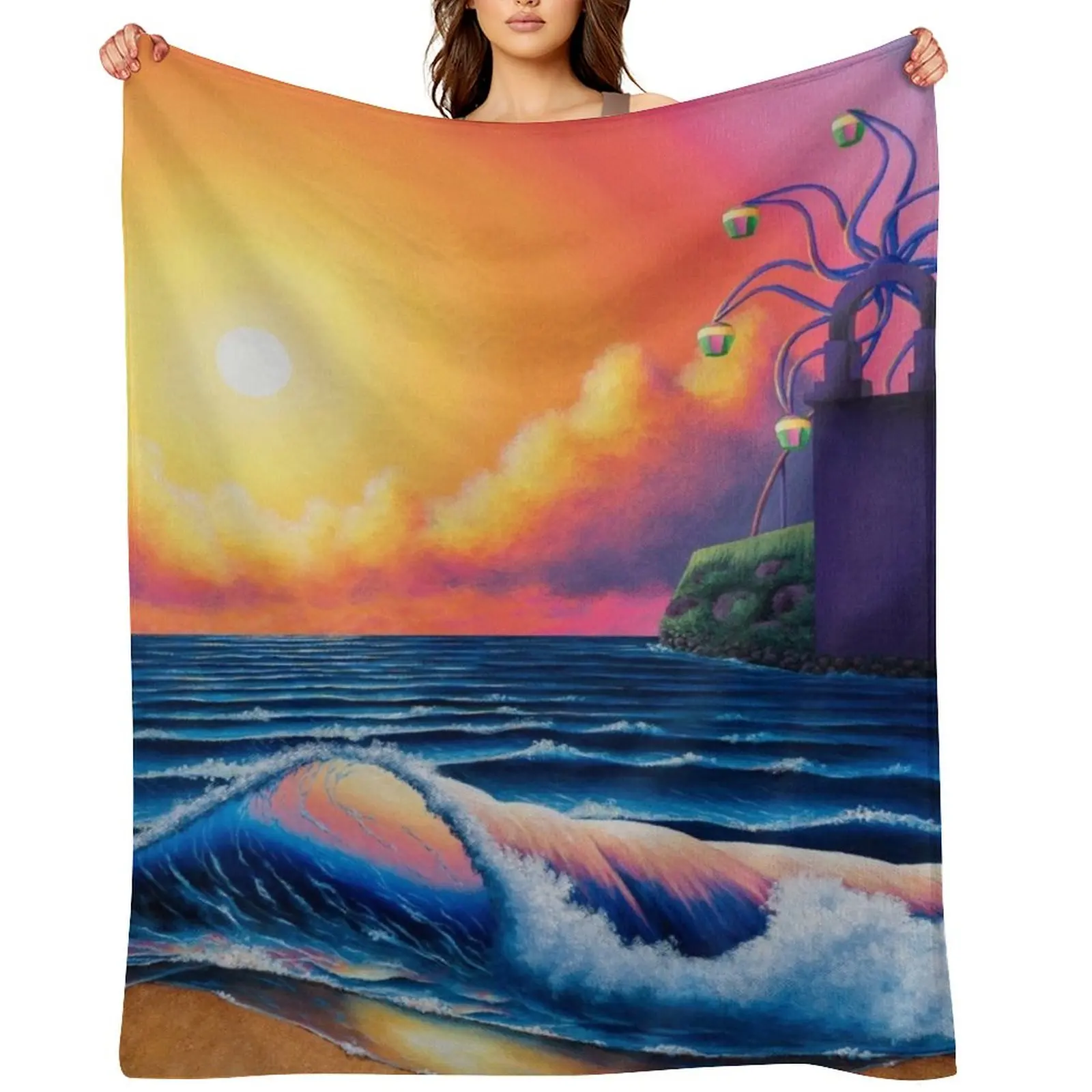 

Sirena Beach Throw Blanket Cute Winter beds Bed covers Kid'S Blankets