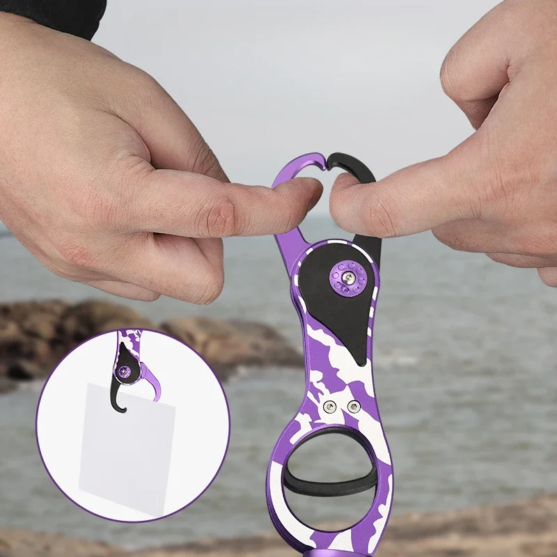 Fishing Tackle Set Stainless Steel Scale Fish Lip Grip Fish Control with Aluminum Alloy Multifunction Pliers Equipment Fishing