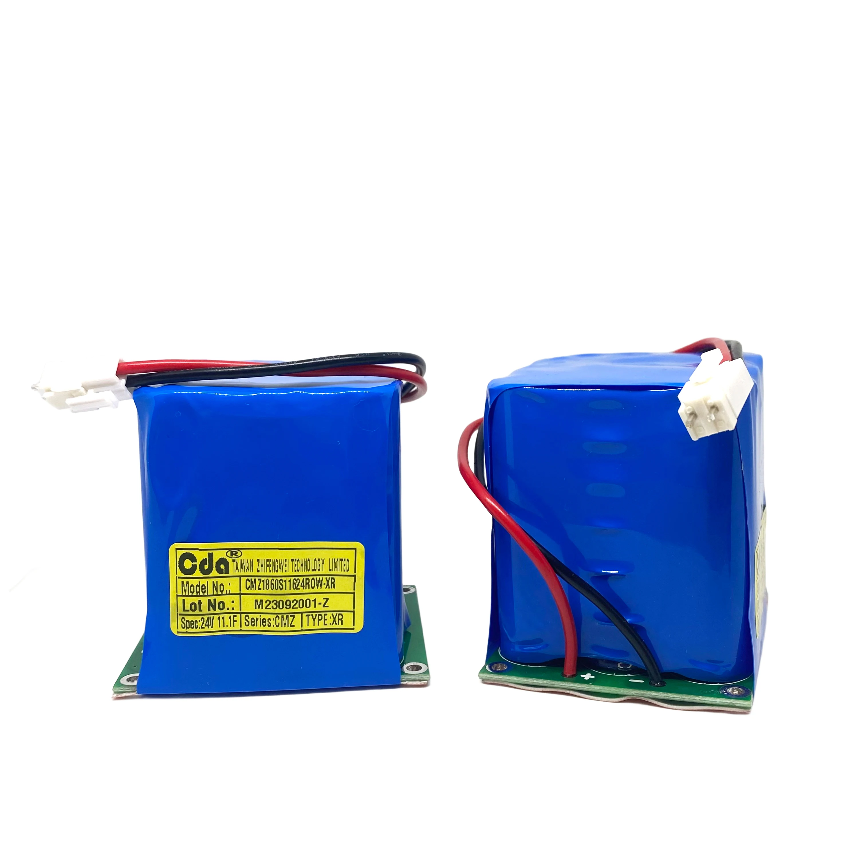 CDA Supercapacitor with Protection Plate 24V 11.1F CMZ1860S11624R0W-XR 24.0V11.1F Server Backup Power Supply with Connecting Plu