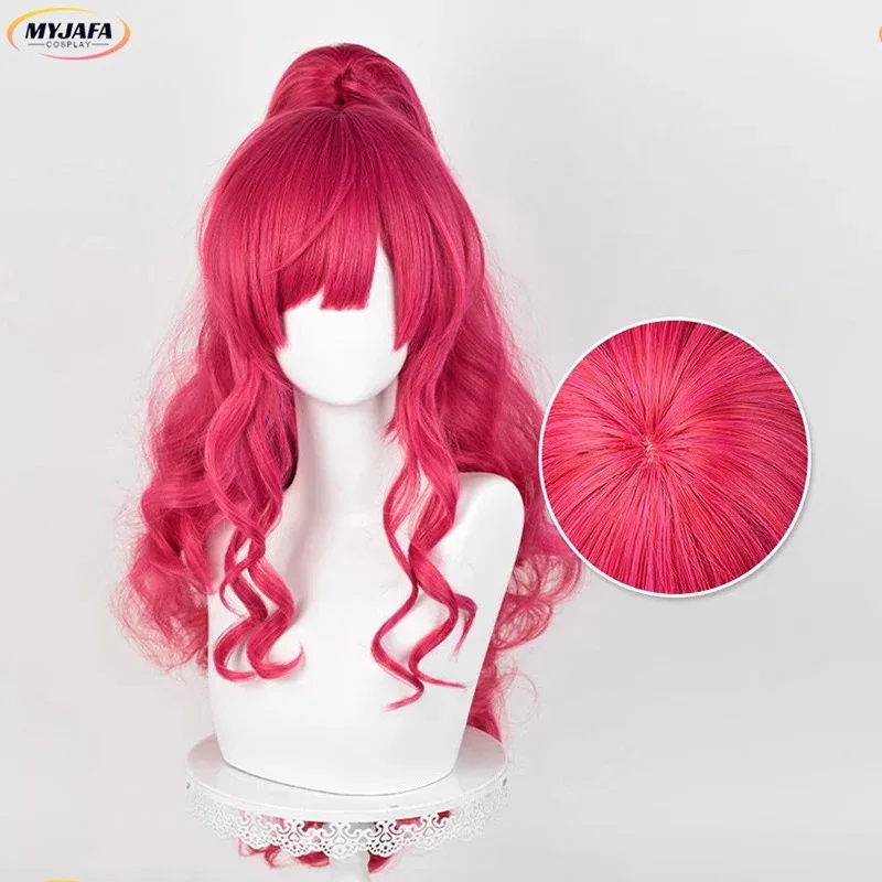 

2025 11 Pinkie Косплей Парик 2 стиля Аниме Pinkamena Diane Pie Длинные Красные Вьющиеся Термостойкие Синтетические Волосы Парики Для Хэллоуина +