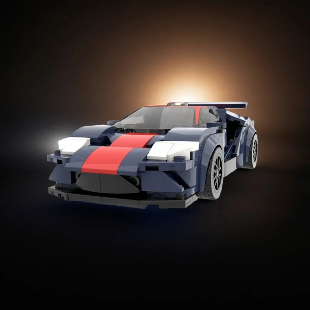 

328 шт. Forders GT 2017, дорожная версия MOC, классический суперкар, образование, строительные блоки «сделай сам», игрушки на день рождения, подарок