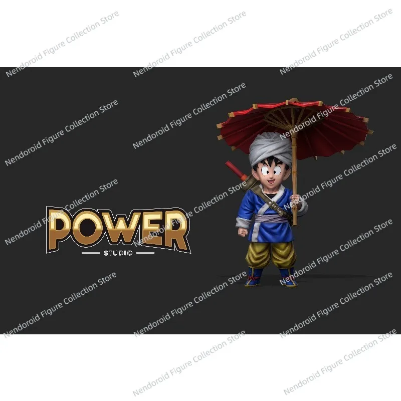 ブランドの新しいオリジナルパワースタジオドラゴンボール青少年傘を保持栽培孫悟空 9 センチメートルアニメアクションフィギュアコレクションおもちゃ