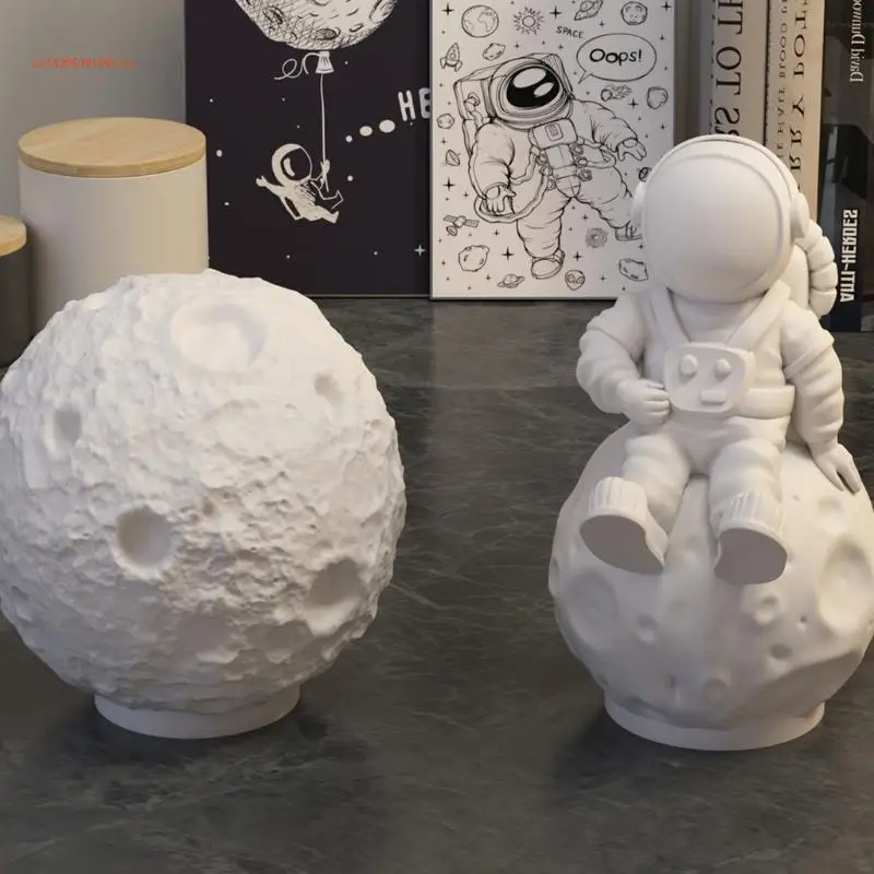 resina astronauta, molde silicona para manualidades y decoración del hogar