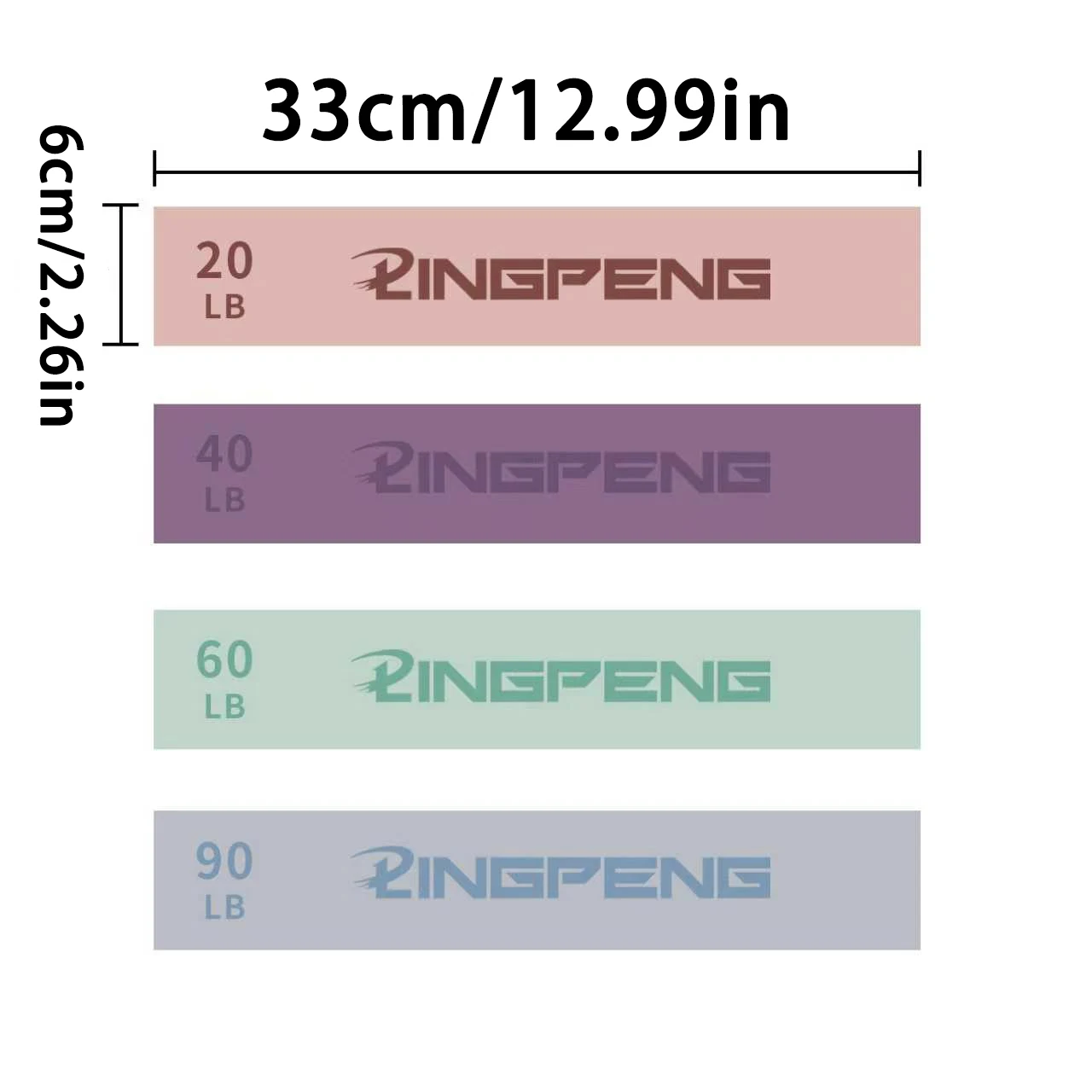 Fabric Elastic Fitness Resistance Bands Yoga Pilates Hip Circle Expander Bands Gym Training Loops Yoga Workout Equipment