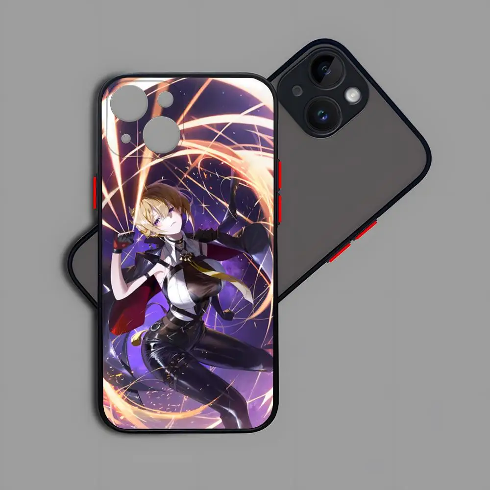 حافظة هاتف Evelyn Chevalier شفافة غير لامعة لهاتف 16 15 آيفون 12 11 13 Pro Max X XR XS 8 SE غطاء خلفي صغير