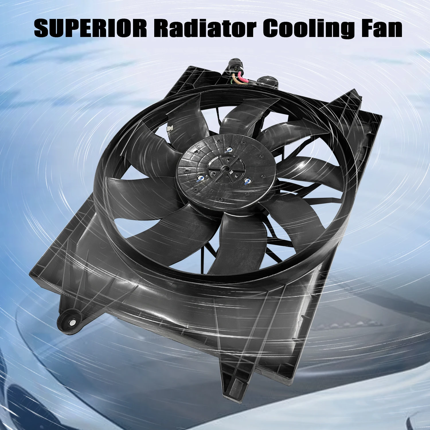 Oem 5181995AC，68541987AA，5181995AB  Radiator Cooling Fan for 2015 - 2022 Dodge 6.2L