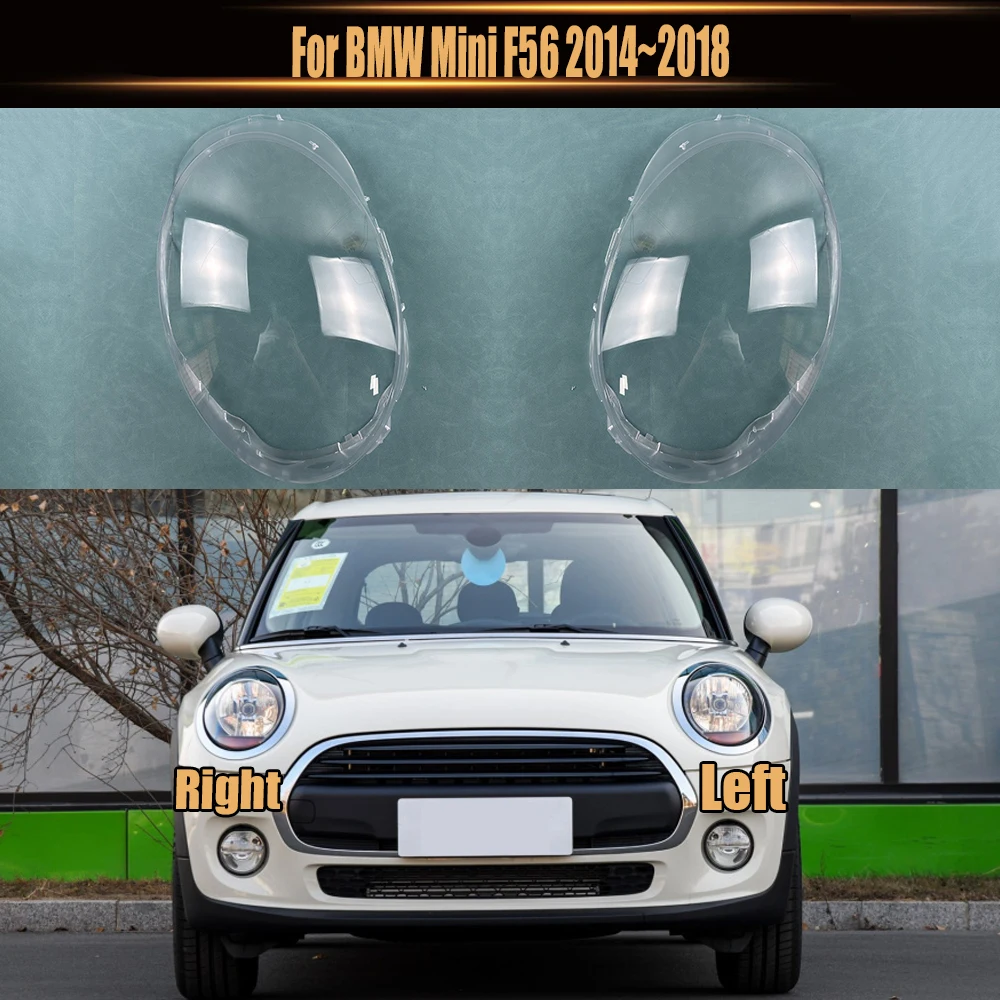 

For BMW Mini F56 2014~2018 Headlight Cover Transparent Mask Headlamp Lamp Shell Replace Original Lampshade Plexiglass