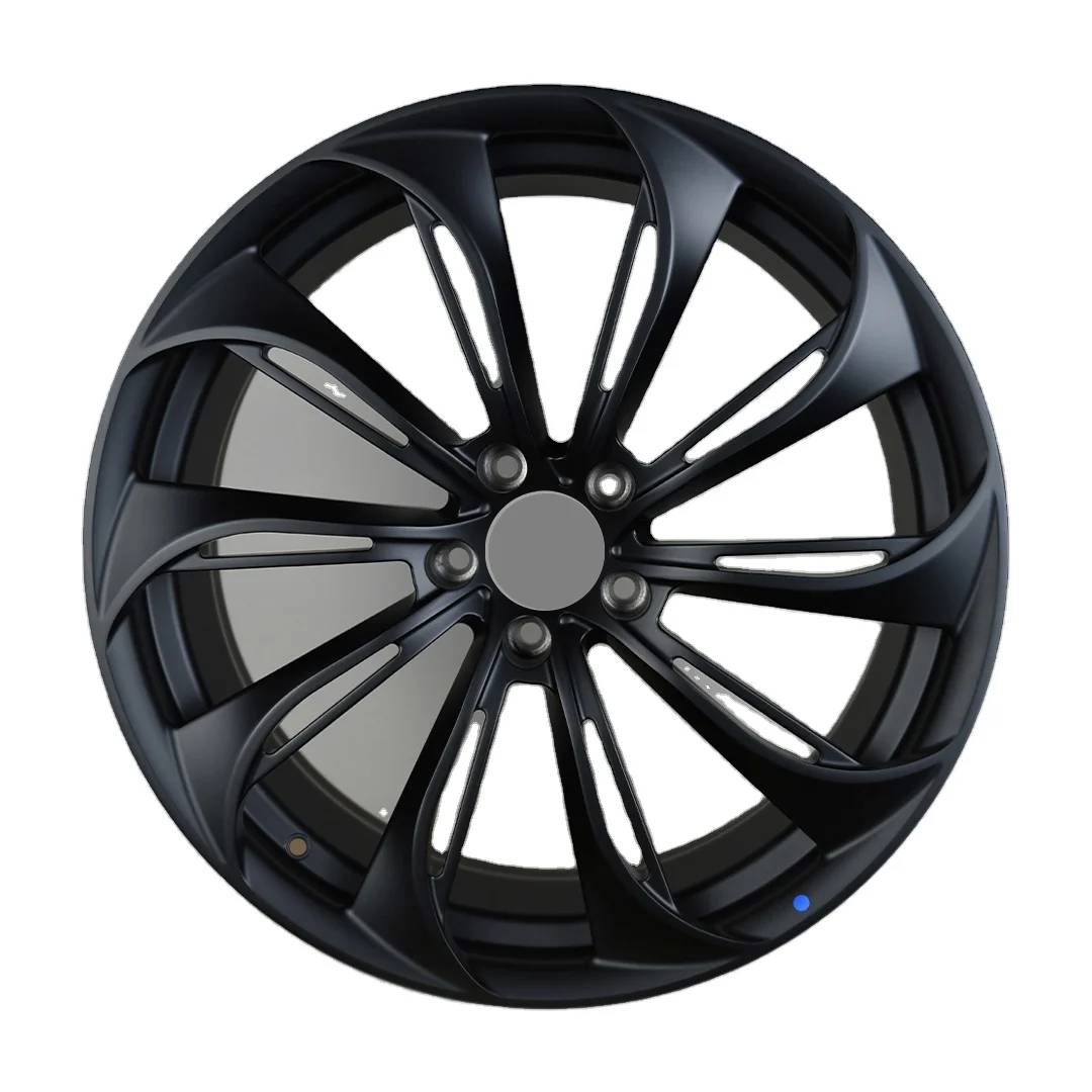 

MATT BLACK Кованые диски 21 22 дюйма 5*120 Цельный T6 6061 Модифицированные автомобильные колеса Другие колеса Шины и аксессуары