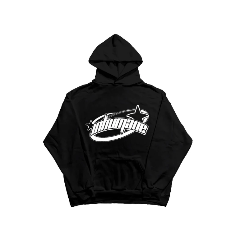 

2025 Autumn and Winter Inhumane Y2k Streetwear Hoodie High-end Luxury Is for Both Men and Women Top Y2k